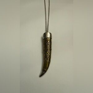 Silpada Adventure Seeker Brass & Silver Necklace